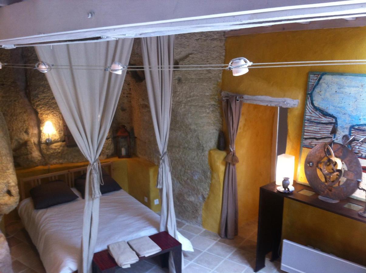Bed and Breakfast Troglodyte Loft Thoré-la-Rochette Esterno foto