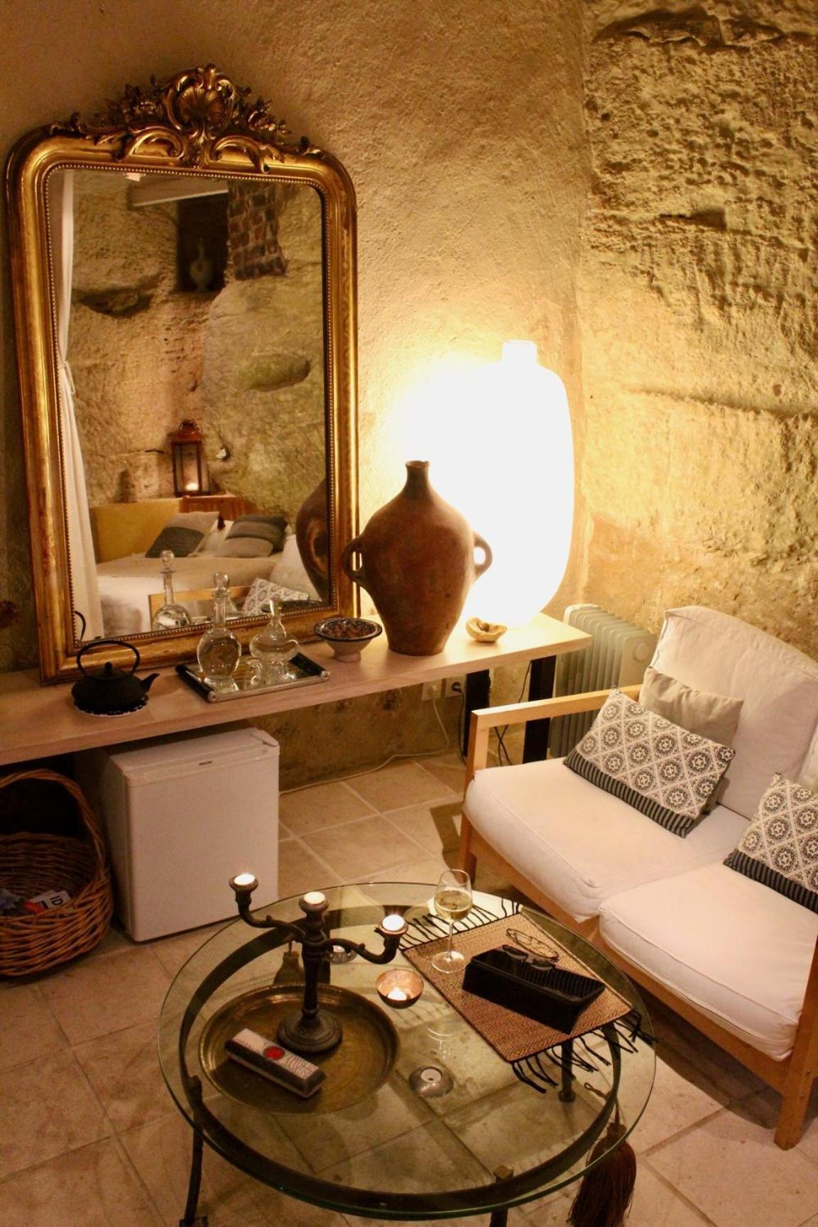 Bed and Breakfast Troglodyte Loft Thoré-la-Rochette Esterno foto