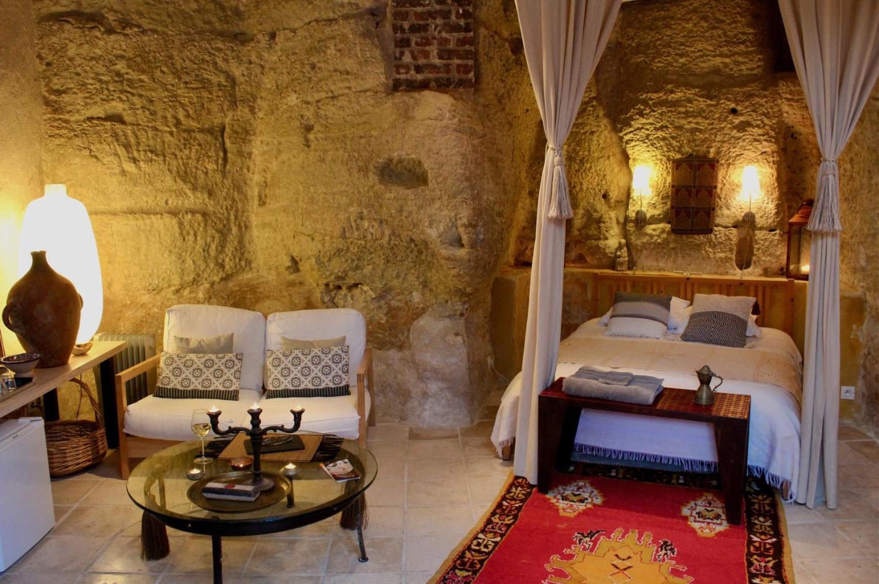 Bed and Breakfast Troglodyte Loft Thoré-la-Rochette Esterno foto